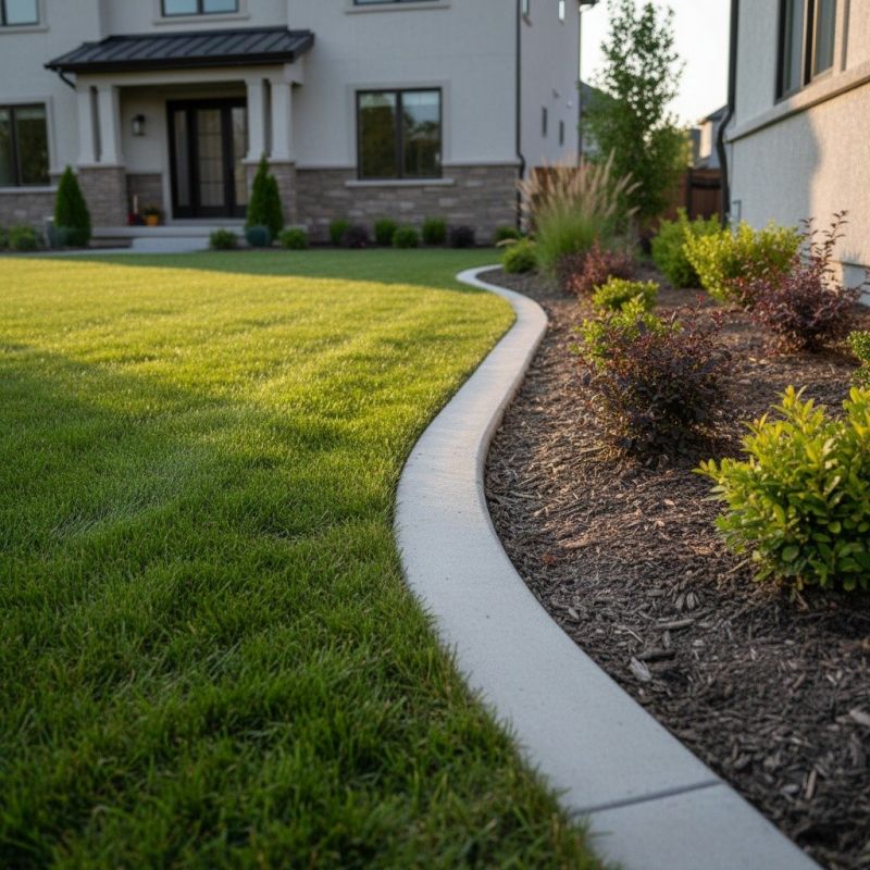 Lawn Curbing Installation